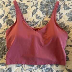 lululemon align tank pink blossom size 12